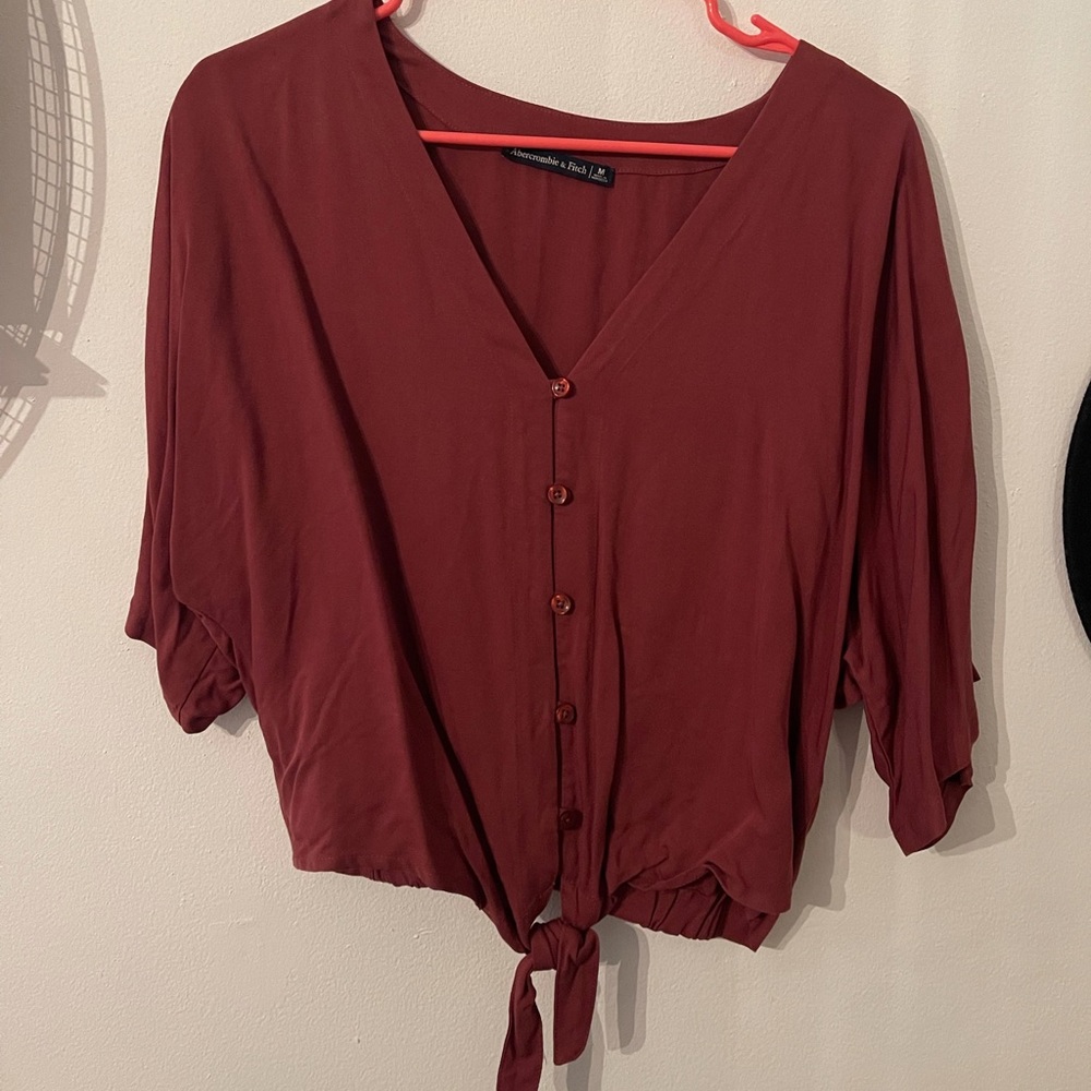 Abercrombie rust colored top